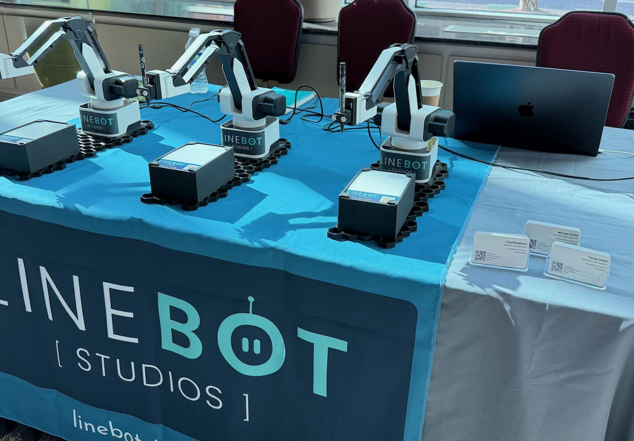 Three Robots at a Data Conference: LineBot Studios at MeasureUP 2026
